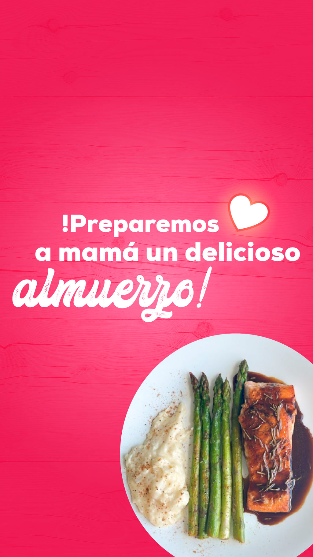 ¡Preparemos juntos un delicioso almuerzo para Mamá!