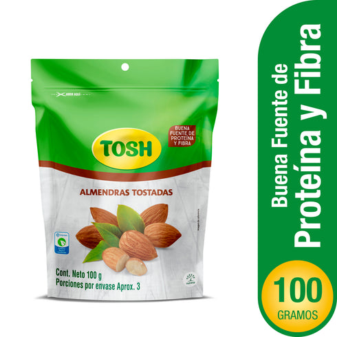 ALMENDRA TOSH 100G TOSTADAS
