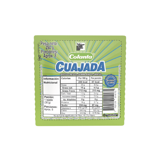 CUAJADA COLANTA 250G