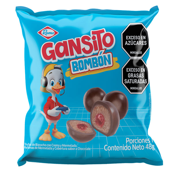 TRUFAS GANSITO 48G BOMBONES