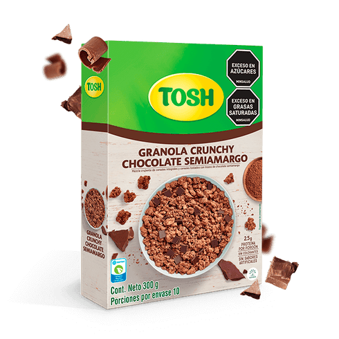 CEREAL GRANOLA TOSH 500G CHOCOLATE