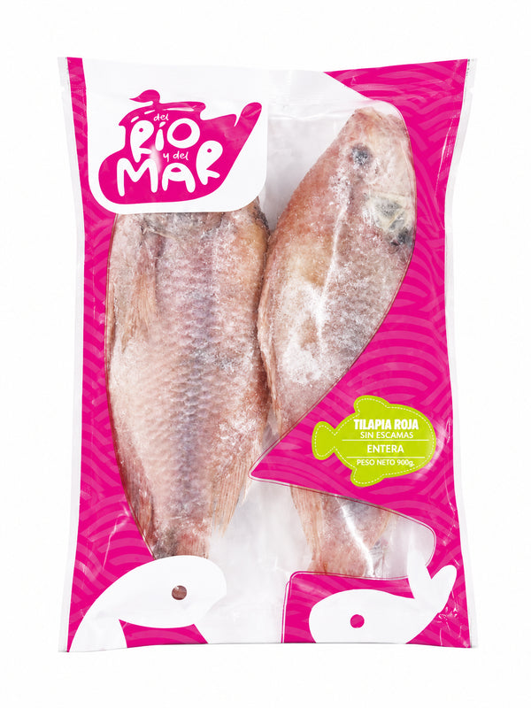 TILAPIA ENTERA DEL RIO/MAR 1000G ROJA
