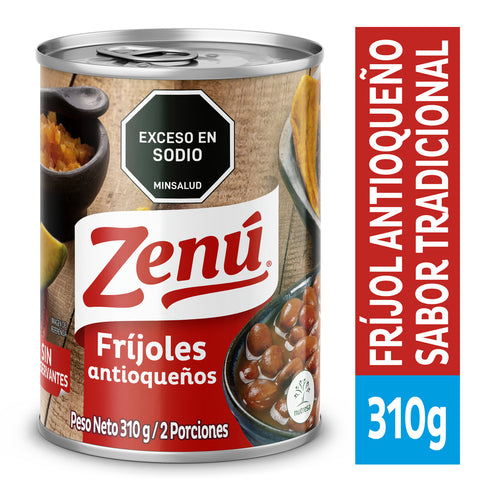 FRIJOL ANTIOQUENOS ZENU 310G