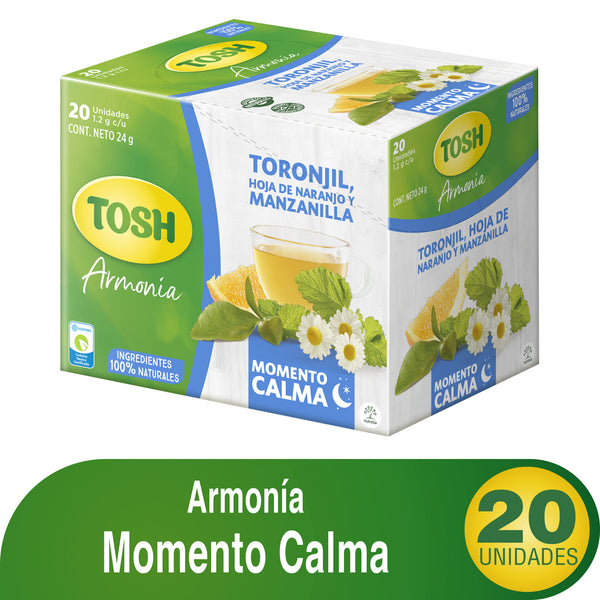AROMATICA TOSH CALMA 20 SOBRES 24G