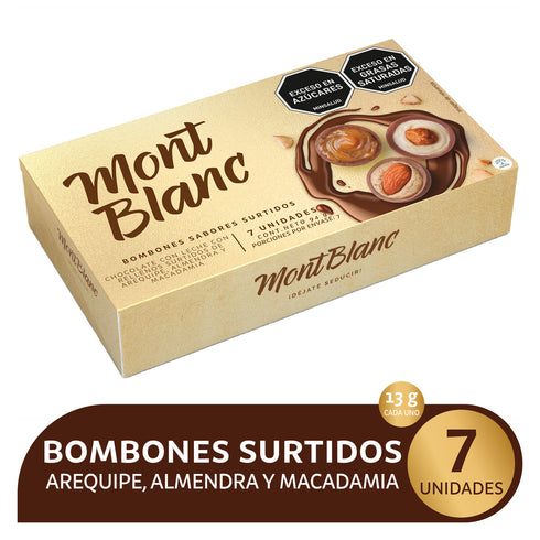 CHOCOLATINA MONTBLANC 7U 16G ESTUCHE