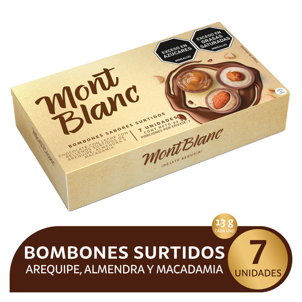 CHOCOLATINA MONTBLANC 7U 16G ESTUCHE