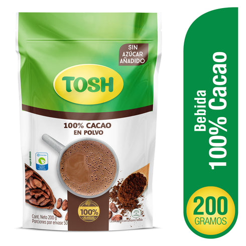 BEBIDA CACAO 200G TOSH