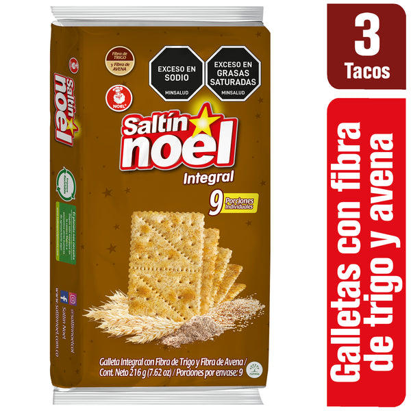 GALLETA SALTIN NOEL 9U 21G INTEGRAL