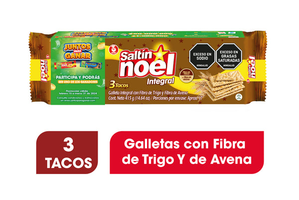 GALLETA SALTIN NOEL 3TAC 415G INTEGRAL