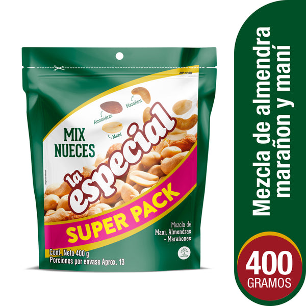MANI LA ESPECIAL 400G NUEZ/ALMEND/MARA