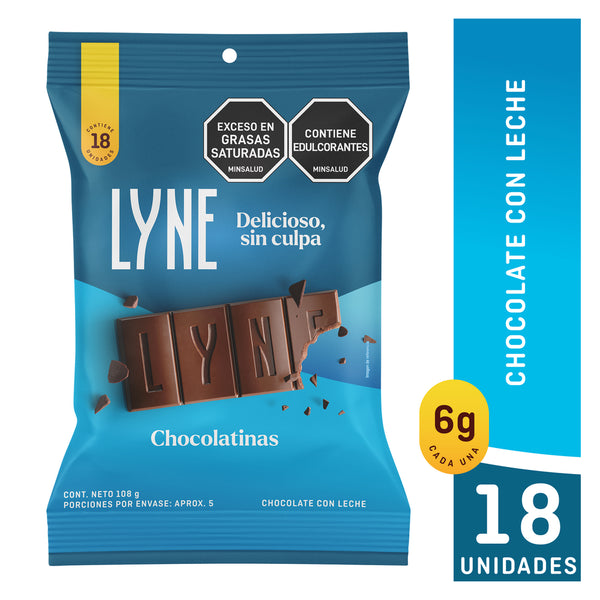 CHOCOLATINA LYNE 18U 108G LECHE