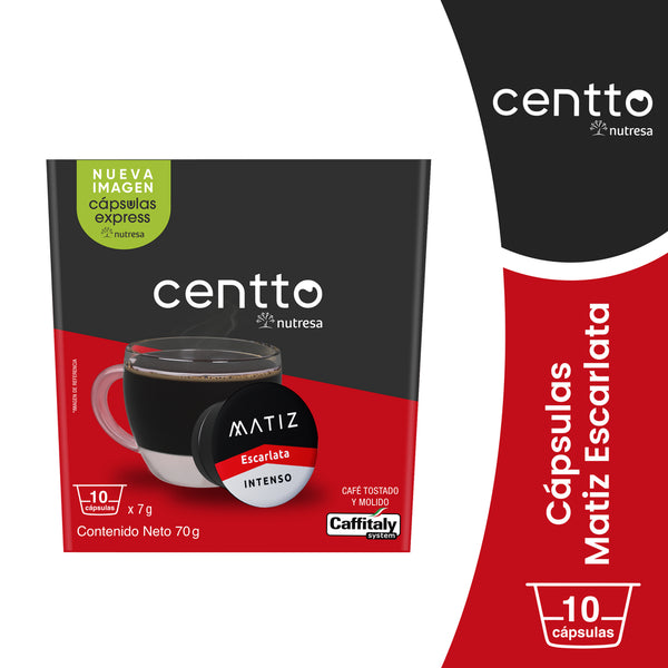 CAFE MATIZ 10U 7G CAPS ESCARLATA CENTTO