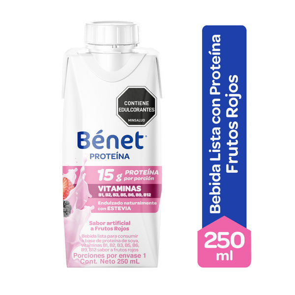 BEBIDA LISTA BENET 250ML FRUTOS ROJOS