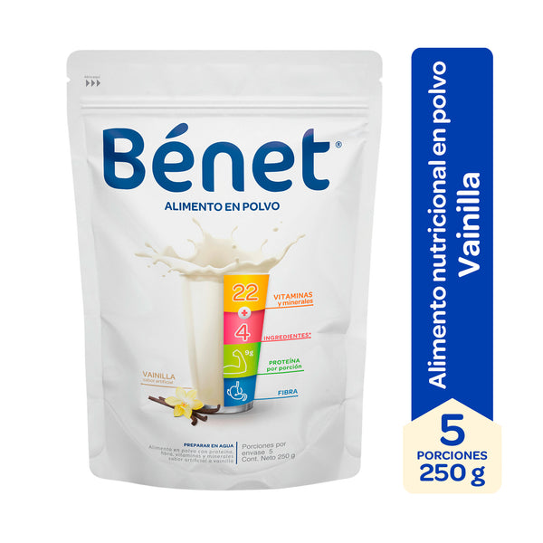 BEBIDA BENET 250G VAINILLA S/AZUCAR