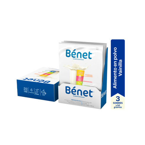 BEBIDA BENET 3U 150G VAINILLA