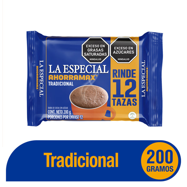 CHOCOLATE BARA LA ESPECIAL 200G TRADICION