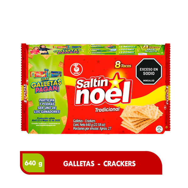 GALLETA SALTIN NOEL 8U 640G