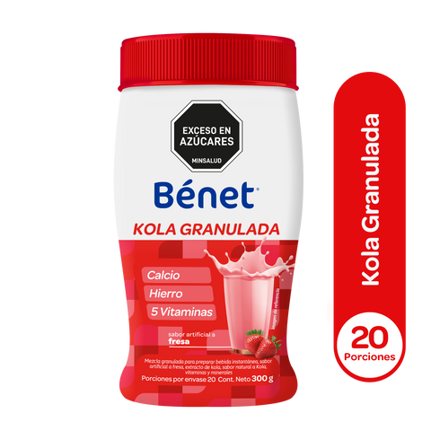 KOLA GRANULADA BENET 300G FRESA