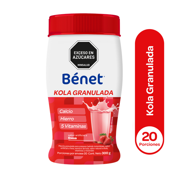 KOLA GRANULADA BENET 300G FRESA