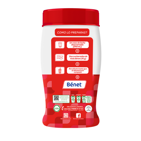 KOLA GRANULADA BENET 300G FRESA