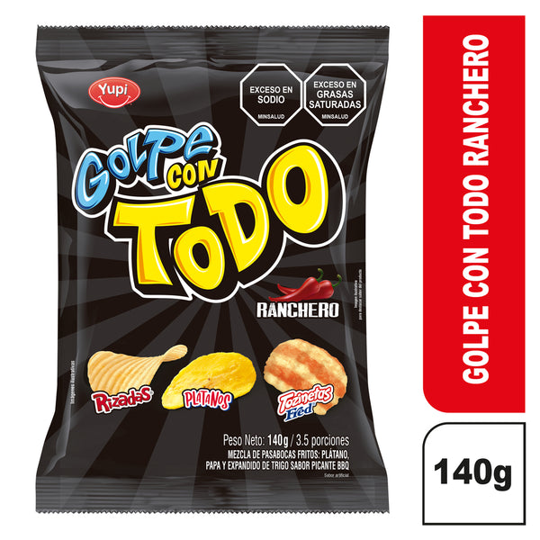 PASABOCA GOLPE CON TODO 140G RANCHERO
