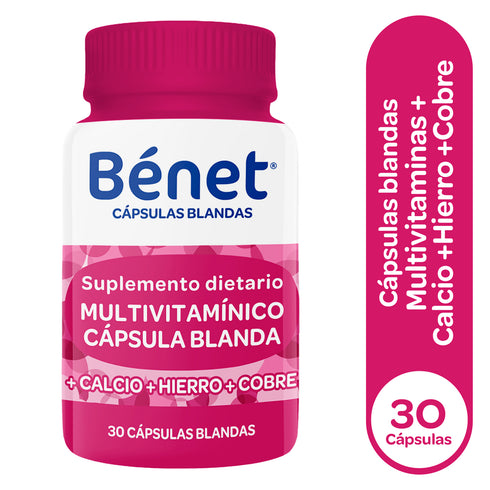 CAPSULAS BENET 30U MUJER