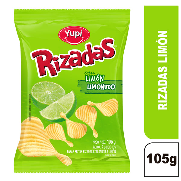 PAPA RIZADA 105G LIMON