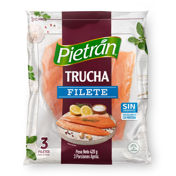 FILETE DE TRUCHA PIETRAN 3U 420 G