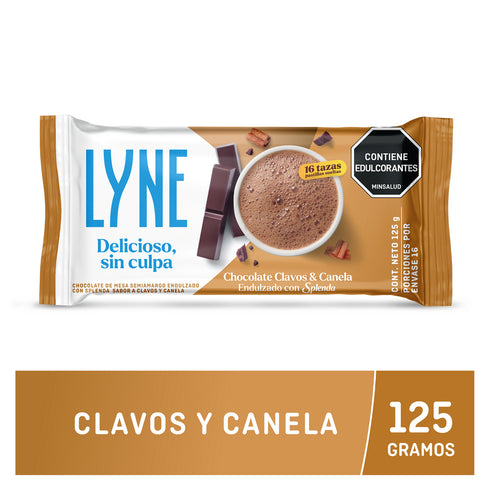 CHOCOLATE LYNE 125G CLAVOS/CANELA PAST