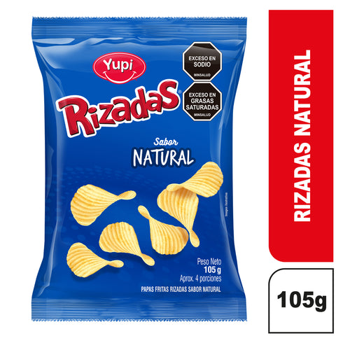 PAPA RIZADA 105G NATURAL