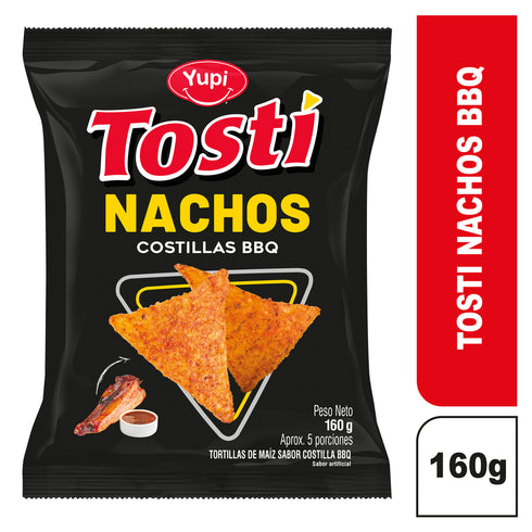 NACHOS YUPI 160G BBQ
