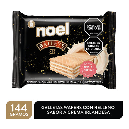 GALLETA NOEL 6U 144G WAFER BAILEYS