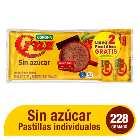 CHOCOLATE CRUZ 200G CLASICO GTIS 2 PASTI