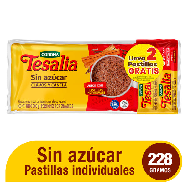 CHOCOLATE TESALIA 200G CLASICO GTS 2 PAS