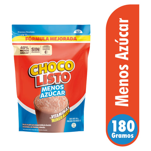 CHOCOLISTO 180G SIN AZUCAR