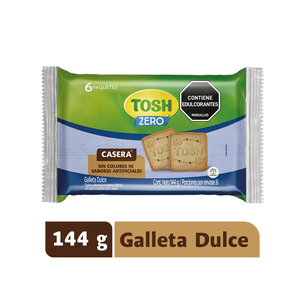 GALLETA TOSH 6U 144G CASERA ZERO