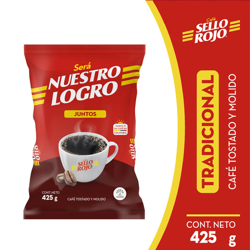 CAFE SELLO ROJO 425G BOLSA