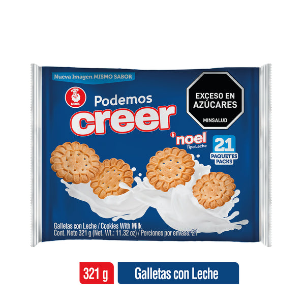 GALLETA TIPO LECHE 21U BOLSA