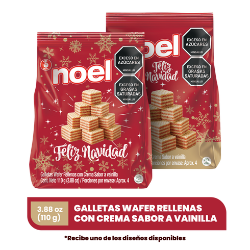 GALLETA NAVIDAD NOEL 110G WAFER CUBITOS