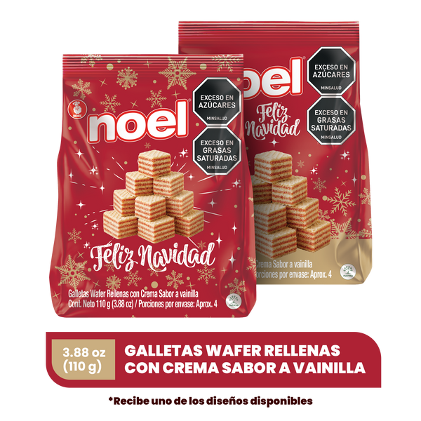 GALLETA NAVIDAD NOEL 110G WAFER CUBITOS