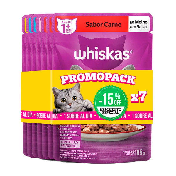 ALIMENTO WHISKAS 7U AHORRAPACK 15%