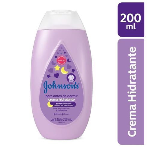 crema j&j 200ml liquida antes de dormir