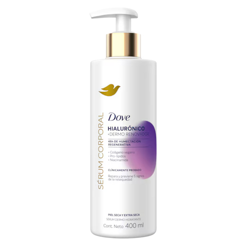 SERUM CORPORAL DOVE 400ML HIALURUM