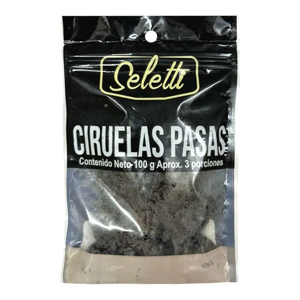 CIRUELAS PASAS SELETTI 100G SIN SEMILLAS