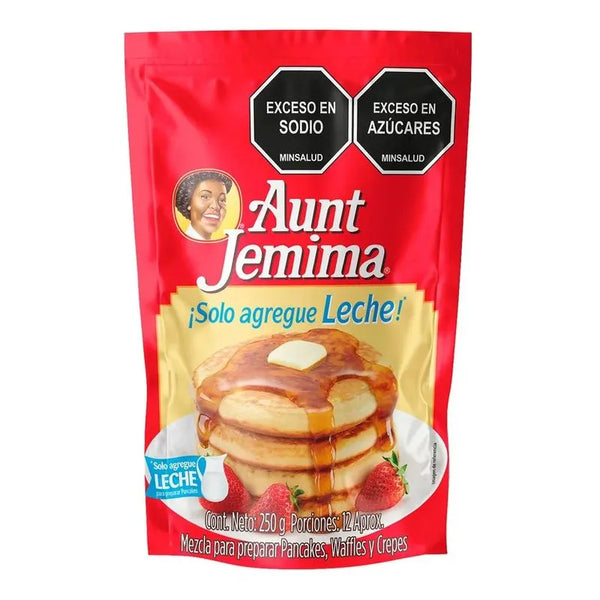 MEZCLA PANCAKE AUNT JEMINA 250G SOLO LECHE