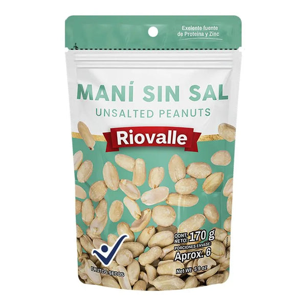 MANI SIN SAL RIOVALLE 170G