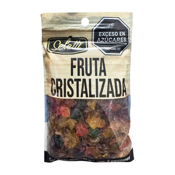 FRUTA CRISTALIZADA SELETTI 160G ZIPPER