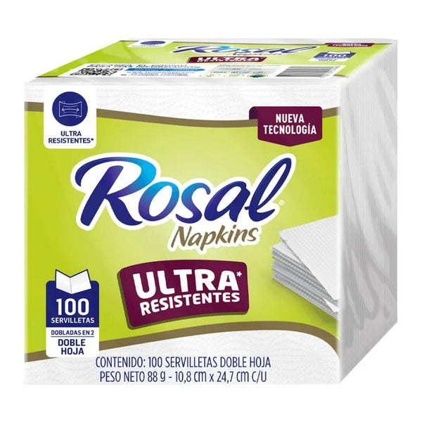 SERVILLETA ROSAL 100U ULTRA RESISTENTE