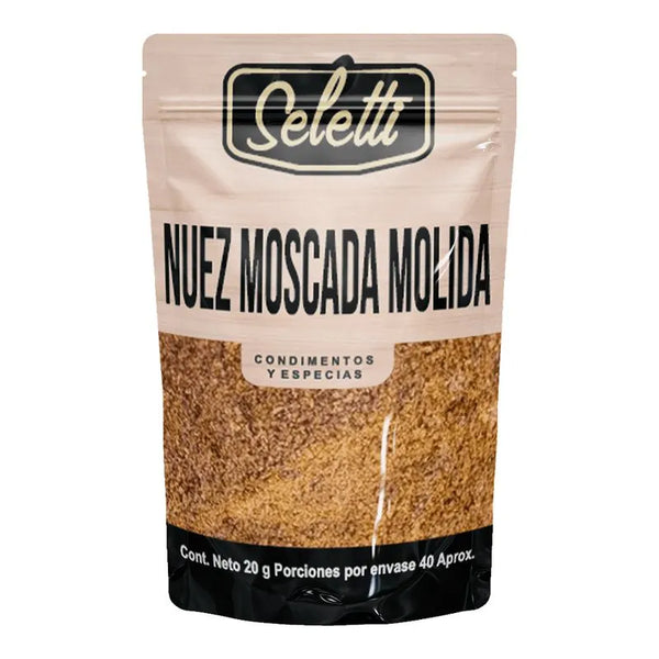 NUEZ MOSCADA MOLIDA SELETTI 20G