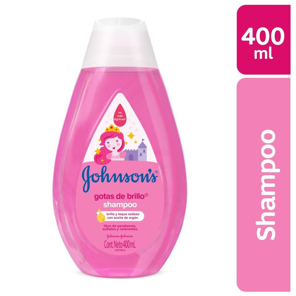 shampoo j&j 400ml gotas de brillo